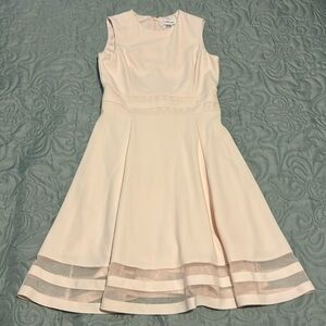 Calvin Klein women’s light pink dress